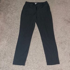 H&M gray ankle trousers
